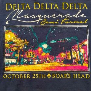 Tri-delta long sleeved tee shirt